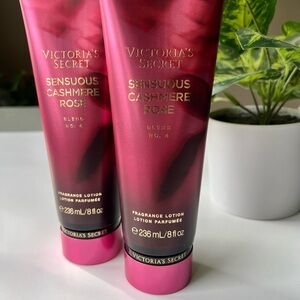 Victoria's Secret Sensuous Cashmere Rose set of 2 Lotion